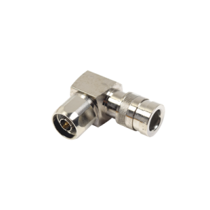 conector n macho de compresion, angulo recto para lmr 400, cnt 400, bronce blanco /oro /teflón.