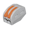 conector compacto para 1 cable de entrada 1 cable de salida / cables compatibles 12awg 28awg