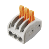 conector compacto para 1 cable de entrada 2 cables de salida / cables compatibles 12awg 28awg