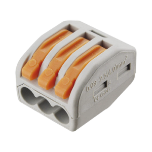 conector compacto para 1 cable de entrada 2 cables de salida / cables compatibles 12awg 28awg