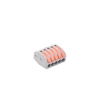 conector compacto para 1 cable de entrada 4 cables de salida / cables compatibles 12awg 28awg