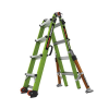 escalera multi posiciones de 6.7 m (22') para suelos inclinados o con desniveles.