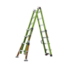 escalera multi posiciones de 6.7 m (22') para suelos inclinados o con desniveles.