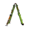 escalera multi posiciones de 6.7 m (22') para suelos inclinados o con desniveles.