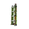 escalera multi posiciones de 6.7 m (22') para suelos inclinados o con desniveles.