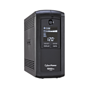 ups de 1000 va/600 w, topología línea interactiva, entrada 120 vca nema 5 15p, tipo mini torre, con 9 tomas nema 5 15r