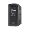 ups de 1000 va/600 w, topología línea interactiva, entrada 120 vca nema 5 15p, tipo mini torre, con 9 tomas nema 5 15r