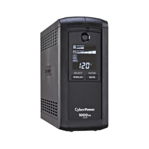 ups de 1000 va/600 w, topología línea interactiva, entrada 120 vca nema 5 15p, tipo mini torre, con 9 tomas nema 5 15r