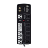 ups de 1500 va/900 w, topología línea interactiva, entrada 120 vca nema 5 15p, tipo mini torre, con 12 tomas nema 5 15r