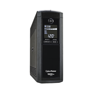 ups de 1500 va/900 w, topología línea interactiva, entrada 120 vca nema 5 15p, tipo mini torre, con 12 tomas nema 5 15r
