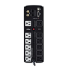 ups de 1500 va/900 w, topología línea interactiva, entrada 120 vca nema 5 15p, tipo mini torre, con 12 tomas nema 5 15r