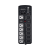 ups de 1500 va/900 w, topología línea interactiva, entrada 120 vca nema 5 15p, onda senoidal pura, tipo torre, con 10 tomas nema 5 15r