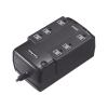 ups de 350 va/255 w, topología standby, entrada 120 vca nema 5 15p, tipo gabinete compacto, con 6 tomas nema 5 15r