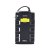 ups de 425 va/255 w, topología standby, entrada 120 vca nema 5 15p, tipo gabinete compacto, con 8 tomas nema 5 15r