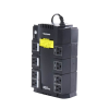 ups de 425 va/255 w, topología standby, entrada 120 vca nema 5 15p, tipo gabinete compacto, con 8 tomas nema 5 15r