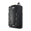 ups de 685 va/390 w, topología línea interactiva, entrada 120 vca nema 5 15p, tipo gabinete compacto, con 8 tomas nema 5 15r