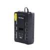 ups de 685 va/390 w, topología línea interactiva, entrada 120 vca nema 5 15p, tipo gabinete compacto, con 8 tomas nema 5 15r