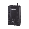 ups de 685 va/390 w, topología línea interactiva, entrada 120 vca nema 5 15p, tipo gabinete compacto, con 8 tomas nema 5 15r