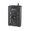 ups de 825 va/450 w, topología línea interactiva, entrada 120 vca nema 5 15p, tipo gabinete compacto, con 8 tomas nema 5 15r