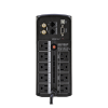 ups de 850 va/510 w, topología línea interactiva, entrada 120 vca nema 5 15p, tipo mini torre, con 9 tomas nema 5 15r