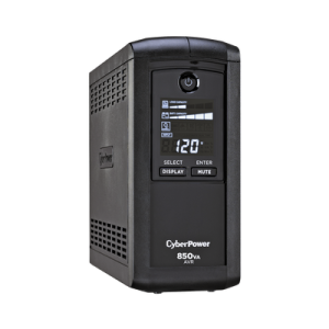 ups de 850 va/510 w, topología línea interactiva, entrada 120 vca nema 5 15p, tipo mini torre, con 9 tomas nema 5 15r
