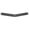 tapa ciega para rack estándar de 19in, angulado, de acero, 1ur, color negro