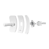 cpe de exterior de 5 ghz a 300mbps, antena direccional de 23dbi, potencia de 27 dbm, poe pasivo