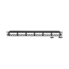 panel de parcheo modular mini com (sin conectores), plano de instalación al ras, sin blindaje, de 24 puertos, 1ur