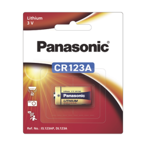 batería de litio panasonic / 3 vcc /1,550 mah / aplicación en transmisores de alarma inalámbricos/ con empaque