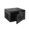 gabinete fijo para montaje en pared con puerta perforada, 6ur (600 x 372 x 600 mm) (an. x al. x prof.)