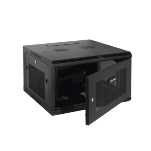 gabinete fijo para montaje en pared con puerta perforada, 6ur (600 x 372 x 600 mm) (an. x al. x prof.)