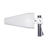 antena direccional logarítmica 5g/4g/3g/ especial para cualquier dispositivo celular/ amplio rango de frecuencias; 698 960 mhz / 1710 2700 mhz/ proporciona 11 dbi de ganancia.