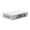 cloud router switch administrable l3, 8 puertos 10/100/1000 mbps c/poe pasivo ó 802.3af/at, 4 puertos sfp