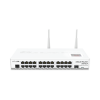 cloud router switch crs125 24g 1s 2hnd in 24 puertos gigabit ethernet, 1 puerto sfp, 802.11b/g/n, para escritorio
