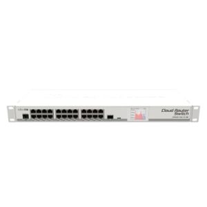 cloud router switch crs125 24g 1s rm 24 puertos gigabit ethernet y 1 puerto sfp