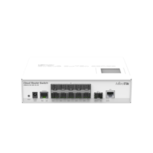 (crs212 1g 10s 1s+in) cloud router switch capa 3, 10 puertos sfp, 1 sfp+ (escritorio)