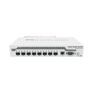 (crs309 1g 8s+in) switch administrable sistema operativo dual, puerto 1g rj45, 8 puertos 10g sfp+ para escritorio