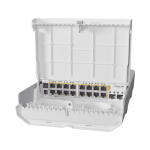 (netpower 16p) switch administrable sistema operativo dual, 16 puertos c/poe, 2 puertos 10g sfp+ para exterior