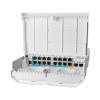 (netpower 15fr) switch exterior de 18 puertos con 15 puertos poe inversos y sfp