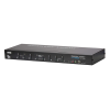 switch kvm | 8 puertos | dvi/vga | conexión en cascada | control de hasta 512 computadoras | usb 2.0 | soporte modo difusión | función multipantalla