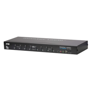 switch kvm | 8 puertos | dvi/vga | conexión en cascada | control de hasta 512 computadoras | usb 2.0 | soporte modo difusión | función multipantalla