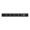 switch km usb| 4 puertos | boundless switching | rs232 | controla 4 computadoras con 1 teclado/mouse