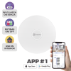 hub wi fi para sensores de alarma / soporta hasta 32 dispositivos / configuración mediante app ezviz / protocolo zigbee para vincular accesorios / alertas de eventos al instante