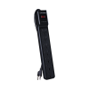 multicontacto con supresor de picos, voltaje de entrada 125 vca nema 5 15p, con 7 salidas nema 5 15r, 1500 joules