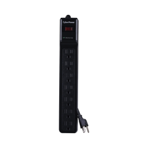 multicontacto con supresor de picos, voltaje de entrada 125 vca nema 5 15p, con 7 salidas nema 5 15r, 1500 joules