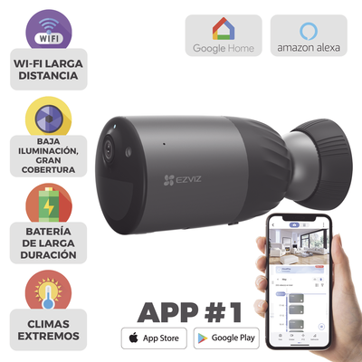 cámara ip inalámbrica con batería recargable (cero cables) / colores en oscuridad / 2 megapíxel / sirena y estrobo / alertas de audio personalizable / uso en exterior / grabación en la nube / almacenamiento interno cámara ip inalámbrica con batería recargable (cero cables) / colores en oscuridad / 2 megapíxel / sirena y estrobo / alertas de audio personalizable / uso en exterior / grabación en la nube / almacenamiento interno