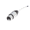 stagebox, 32+8 canales, 8 extremos son scmm3 xlr macho, los otros 32 extremos son scmf3 xlr hembra de 3 núcleos con carcasa de acero inoxidable y contactos chapados en oro
