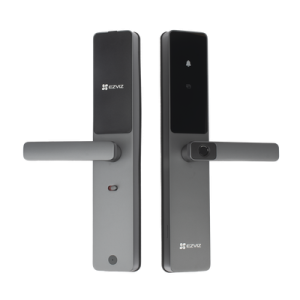 cerradura inteligente / cerrojo tipo americano / wi fi / bluetooth / códigos temporales para visitantes / lectura de huella / lectura de tag / contraseña / botón para timbrar / apertura remota / no requiere hub