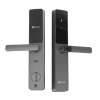 cerradura inteligente / wi fi / bluetooth / códigos temporales para visitantes / lectura de huella / lectura de tag / contraseña / botón para timbrar / apertura remota / alarma anti intrusión / no requiere hub
