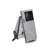 doorbell de batería recargable con transformador de 5vcc o panel solar (incluye panel) / 3 megapíxel / doble lente / protección ip65 / audio de dos vías